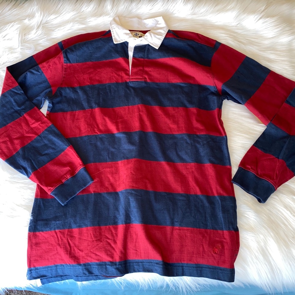 Caribbean Joe Long Sleeve Collar Shirt Medium